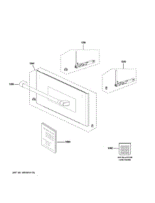 Door Parts parts for Ge Range CSB913P2V1S1 from AppliancePartsPros.com