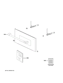 Door Parts parts for Ge Range CSB913P2V1S1 from AppliancePartsPros.com