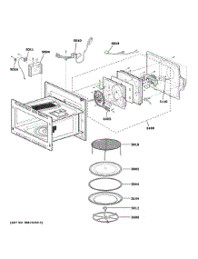 Interior Parts parts for Ge Microwave CSB913P4N3W2 from AppliancePartsPros.com