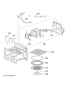Interior Parts parts for Ge Microwave CSB923P3N3D1 from AppliancePartsPros.com