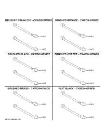 Cafe Customization parts for Ge Wall Oven CTD90DP2N4S1 from AppliancePartsPros.com