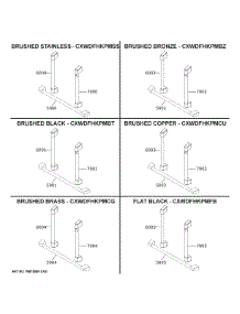 Cafe Customization parts for Ge Wall Oven CTD90FP4N4W2 from AppliancePartsPros.com