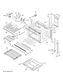 Oven Door Gasket parts for Ge Wall Oven CTS90DP2N4S1 from AppliancePartsPros.com