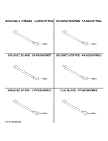 Cafe Customization parts for Ge Wall Oven CTS90DP3N4D1 from AppliancePartsPros.com