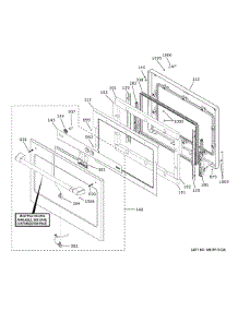 Door parts for Ge Wall Oven CTS90DP4N5W2 from AppliancePartsPros.com