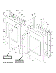 Doors parts for Ge Wall Oven CTS90FP4N3W2 from AppliancePartsPros.com