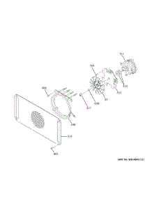 Convection Fan parts for Ge Wall Oven CTS92DM2N3S5 from AppliancePartsPros.com