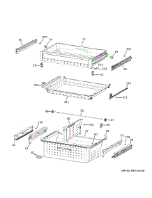 Freezer Shelves parts for Ge Refrigerator CVE28DM5NES5 from AppliancePartsPros.com