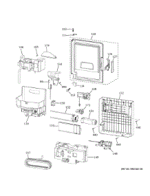 Ice Maker Dispenser parts for Ge Refrigerator CVE28DP2NDS1 from AppliancePartsPros.com