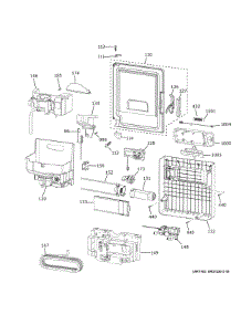 Ice Maker Dispenser parts for Ge Refrigerator CVE28DP2NES1 from AppliancePartsPros.com