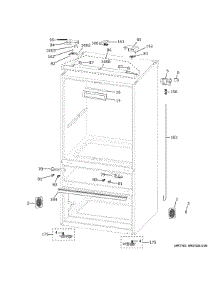 Case Parts parts for Ge Refrigerator CVE28DP2NKS1 from AppliancePartsPros.com