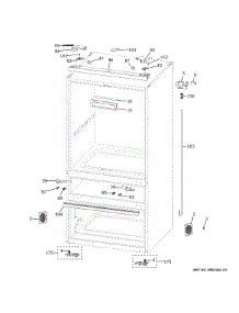 Case Parts parts for Ge Refrigerator CVE28DP3ND1 from AppliancePartsPros.com