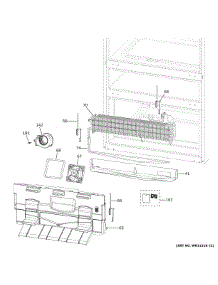 Freezer Section parts for Ge Refrigerator CVE28DP3NHD1 from AppliancePartsPros.com
