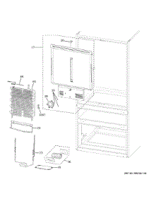 Refrigerator Section parts for Ge Refrigerator CVE28DP3NID1 from AppliancePartsPros.com