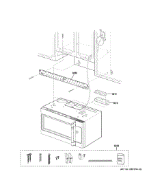 Installation Parts parts for Ge Microwave CVM517P3R2D1 from AppliancePartsPros.com