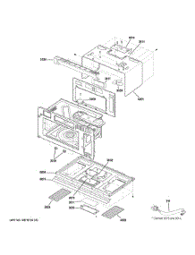 Oven Cavity Parts parts for Ge Microwave CVM517P4R2W2 from AppliancePartsPros.com