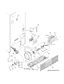 Machine Compartment parts for Ge Refrigerator CWE19SP2NBS1 from AppliancePartsPros.com