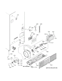 Machine Compartment parts for Ge Refrigerator CWE19SP2NNS1 from AppliancePartsPros.com