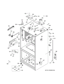 Case Parts parts for Ge Refrigerator CWE23SP2MBS1 from AppliancePartsPros.com