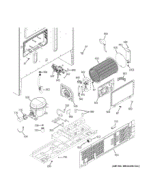 Machine Compartment parts for Ge Refrigerator CWE23SP2MDS1 from AppliancePartsPros.com