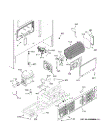 Machine Compartment parts for Ge Refrigerator CWE23SP2MHS1 from AppliancePartsPros.com