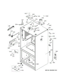 Case Parts parts for Ge Refrigerator CWE23SP4MEW2 from AppliancePartsPros.com