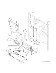 Fresh Food Section parts for Ge Refrigerator CWE23SP4MEW2 from AppliancePartsPros.com