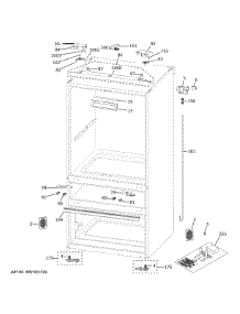 Case Parts parts for Ge Refrigerator CXE22DP2PJS1 from AppliancePartsPros.com