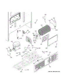 Machine Compartment parts for Ge Refrigerator CYE22UP3MCD1 from AppliancePartsPros.com