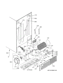 Machine Compartment parts for Ge Refrigerator CZS22MP2NJS1 from AppliancePartsPros.com