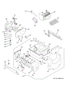 Ice Maker Dispenser parts for Ge Refrigerator DSE26JGECCBB from AppliancePartsPros.com