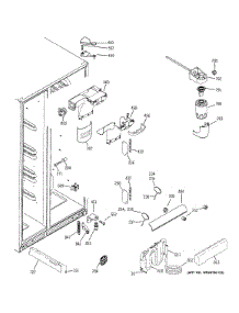 Fresh Food Section parts for Ge Refrigerator DSE26JMECCES from AppliancePartsPros.com