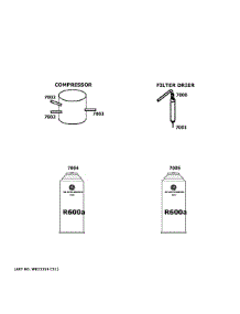 Lokring Connectors parts for Ge Refrigerator FCM11PHCWW from AppliancePartsPros.com
