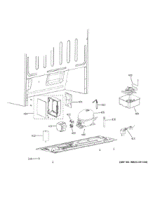 Machine Compartment parts for Ge Refrigerator FUF21DLRDWW from AppliancePartsPros.com