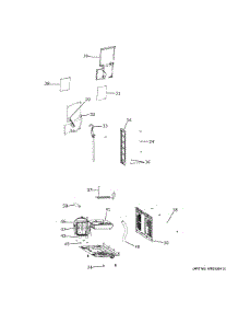 Machine Compartment parts for Ge Refrigerator GBE17HYRBFS from AppliancePartsPros.com