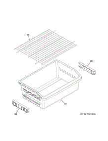 Freezer Shelves parts for Ge Refrigerator GBE21DGKWRWW from AppliancePartsPros.com