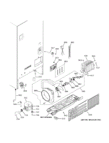 Machine Compartment parts for Ge Refrigerator GDE21EGKWRWW from AppliancePartsPros.com