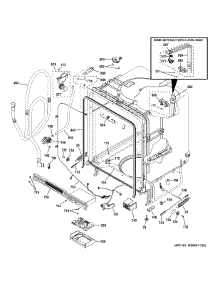 Body Parts parts for Ge Dishwasher GDF450PSR6SS from AppliancePartsPros.com