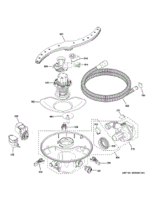 Motor, Sump & Filter Assembly parts for Ge Dishwasher GDF650SYV0FS from AppliancePartsPros.com