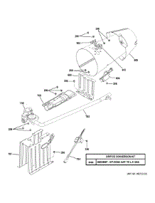 Gas Valve & Burner Assembly parts for Ge Dryer GFD35GSSY0WW from AppliancePartsPros.com