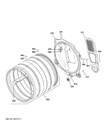 Drum parts for Ge Dryer GFD85ESSN0WW from AppliancePartsPros.com