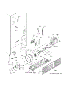 Machine Compartment parts for Ge Refrigerator GFE24JMKNFES from AppliancePartsPros.com