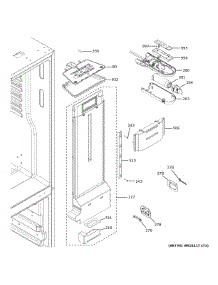 Fresh Food Section parts for Ge Refrigerator GFE26JEMYFDS from AppliancePartsPros.com