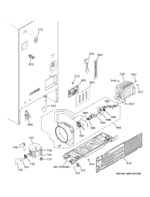 Machine Compartment parts for Ge Refrigerator GFE26JEMYFDS from AppliancePartsPros.com