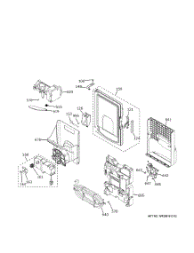 Ice Maker Dispenser parts for Ge Refrigerator GFE28GELPDS from AppliancePartsPros.com
