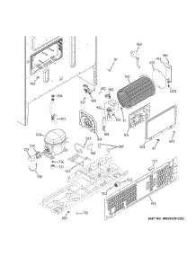 Machine Compartment parts for Ge Refrigerator GFE28GGKJWW from AppliancePartsPros.com