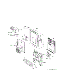 Ice Maker Dispenser parts for Ge Refrigerator GFE28GGKJWW from AppliancePartsPros.com