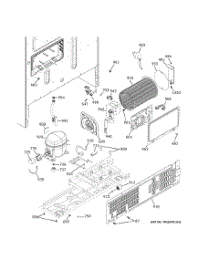 Machine Compartment parts for Ge Refrigerator GFE28GMKVES from AppliancePartsPros.com