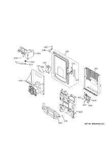 Ice Maker Dispenser parts for Ge Refrigerator GFE28GYNHFS from AppliancePartsPros.com