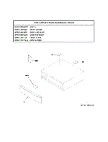 Riser Assembly parts for Ge Refrigerator GFR0728PT0DS from AppliancePartsPros.com